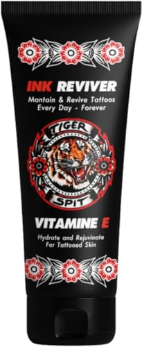 Crema Tatuaggi 150ml – Cura Post Tatuaggio Lenitiva Rigenerante e Idratante | Crema Cura Tatuaggi con Pantenolo, Burro di Karité, Calendula e Vitamina E | Made in Italy – Tiger Spit