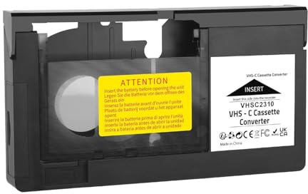 ALCXAZS Lettore VCR, Lettore di videocassette, Negozio di nastri VHS, Converti senza sforzo i vecchi ricordi in formati digitali, Conversione da VHS a digitale, Accessori elettronici