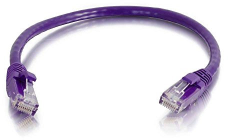 C2G 83660 1.5M Purple Cat5e Ethernet RJ45 High Speed Network Cable, LAN Lead Cat5e Unshielded PVC UTP Patch Cable