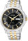 Citizen Herren BF2018-52E Zweifarbige Edelstahl Armbanduhr, Schwarz, Quarzuhr
