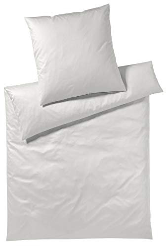 elegante Mako-Satin Bettwäsche Solid Natur Bezug für Nackenrolle 15x40 cm