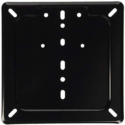 AMAS The Best PORTATARGA EUROPEO MOTOCICLI ACCIAIO INOX MADE IN ITALY NUOVO CODICE DELLA STRADA (NERO)