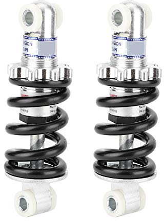 Tissting 2 Pièces Amortisseur de Choc ATV, Amortisseur Arrière à Ressort Hélicoïdal 125mm Remplacement de L'amortisseur Arrière pour VTT Go-Kart Scooter 49Cc