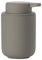 Zone Denmark Ume Seifenspender für Flüssigseife, Steingut/Keramik mit Soft Touch-Beschichtung, Skandinavisch im Design, 250 ml, Höhe 12,8 cm, Taupe