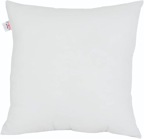 NIGHTSLEEP Hotel Quality Hollow Fibre Cushion Pads, Inners, Inserts, Scatters in Multi Packs, Bounce Back Square Cushion Pads available in 12 14 16 18 20 22 24 26 28 30 (18X18, 1, count)
