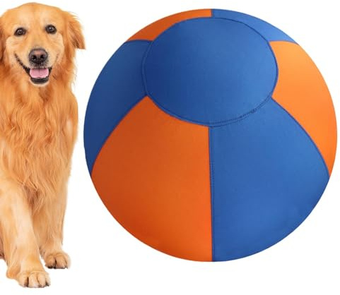 Vmiorzq Pelota de pastoreo para Perros, Pelota interactiva para Perros, Bolas de Juguete para Perros, Suministros para Mascotas, Entrenamiento de molienda de Dientes Inflable, búsqueda de Auto