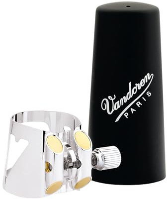 Vandoren LC01P - Abrazadera para clarinete, color plateado