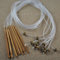 Tunesische Holz Häkelnadel Acryl Stricknadeln 3-10mm Afghanische Teppich-Haken-Stricknadeln 12 Stück in Set.