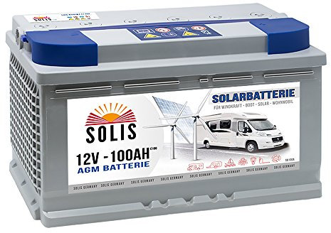 AGM 100Ah 12V Versorgungsbatterie Solarbatterie Bootsbatterie Wohnmobil zyklenfest