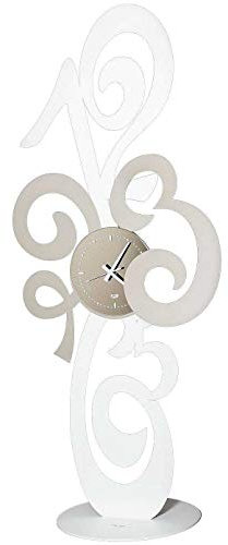 Arti e Mestieri Horloge truciolone de Terre Sable Blanc