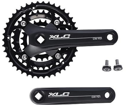 XLC Unisex – Erwachsene Kettenradgarnitur-2502800000 Kettenradgarnitur, Schwarz, 22/32/42 Zähne