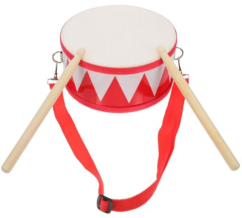 TOYANDONA Kindertrommel Und Schlaginstrumente Kleinkind-Schlagzeugset Für Kinder Im Alter Von 1 2 3 4 5 6 Jahren Snaredrum-Set Aus Holz Schlaginstrument Musiktrommel Mit 2 Schlägeln
