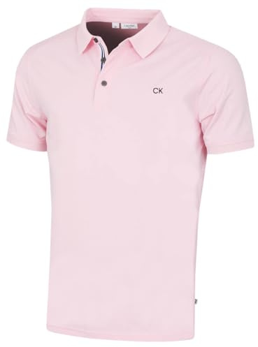 Calvin Klein herr campus sport stretch absorberande golf pikétröja