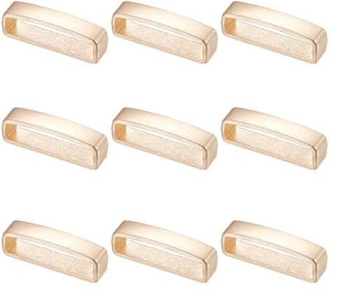 UNICRAFTALE Legering Bältesögla Keeper Män Metall Bältesspänne Stora Hål Bältesögla För Män Bältesspänne, Guld, 20x5mm