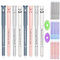 Stylos Encre Gel Effaçable|, 8pcs Stylo Effacable Animaux Stylo Kawaii avec 24 Recharges Stylos Effaçables + 2 Gommes pour Bureau, Ecole à Domicile, Papeterie pour Etudiants
