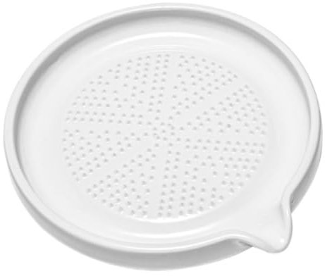 GRIRIW Knoblauchmahlwerkzeug Mit Einfacher Mahlplatte Keramikhand Für Babybeikost Yamsstampfer Kürbiszerkleinerer Kartoffelpürierer Ingwerzerkleinerer Rettichstampfer Küchengerät