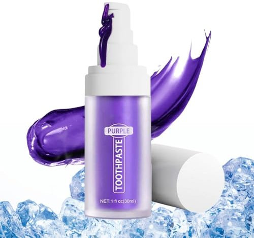 Morada Blanqueador Dental, Obsessive Pasta De Dientes Blanqueante,Pasta Dental Morada Remoción De Manchas Dentales