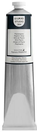 CREATIV DISCOUNT NEU LUKAS STUDIO OIL/Ölmalfarbe, 200 ml, Paynesgrau