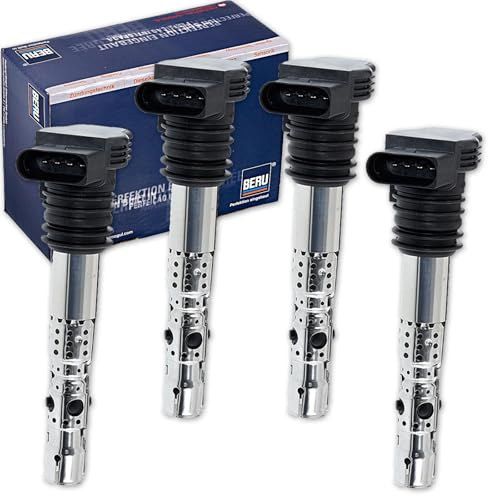 BandelOne enthält 4x Beru Zündspule für A3 A4 (B5 B) A6 (C5) TT (8N) Golf 4 Passat (3B)