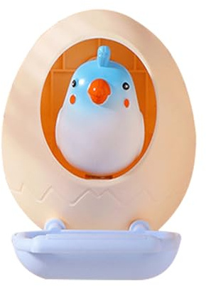 Bird Chewing Toys, Pet Curiosity Stimulation, 11X10.5 X8.3cm, Wheel Seed Food Ball, Rotate Training Toy, Detachable Snack Bowl, for Window Patio Balcony and Garden Use