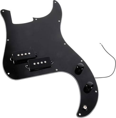 MOTHNUR Pastilla de Golpeador Precableada de 3 Capas Pb, Golpador Cargado 11 Orificios, Aspecto Película Protectora, Accesorio para Guitarra, Color Aleatorio