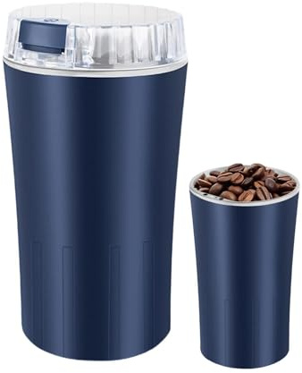 Macinacaffè Superfine Domestico, Macchina per Miscelare e Polverizzare Multi-cereali, Mulino per Miscelare Alimenti Superfine Elettrico Domestico, Macinaspezie Inossidabile Elettrico per Chicchi