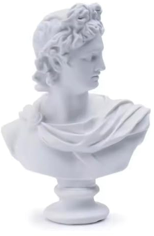Byststaty Resin Huvudskulptur Hantverk Konst Skissning Gipsstaty