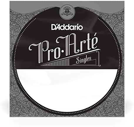 D'Addario J4706 80/20 brons pro-Arte nylon normal spänning enkel sjätte sträng för klassisk gitarr