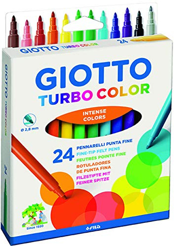 Giotto 71500 Filtspetspennor, Flerfärgad,