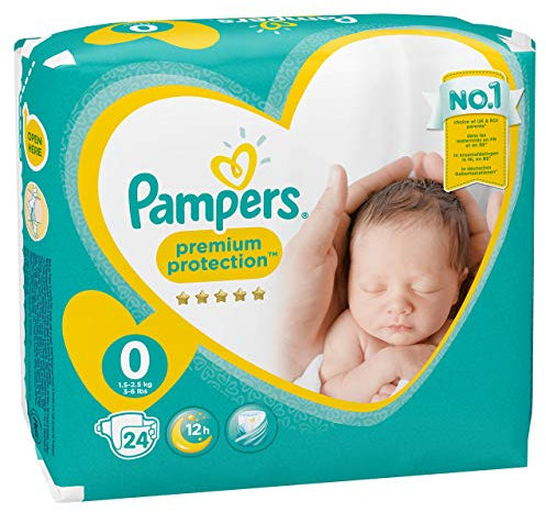Windeln New Baby Größe 0 micro (1-2,5 kg) - 1 Packung x 24 Windeln