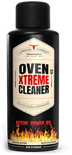 Nettoyant four hollandais et gel nettoyant gril | Nettoyant pour barbecue | Éliminateur de résine de fumée comme nettoyant puissant | Nettoyant pour casseroles en fonte de URBAN FOREST 500ml
