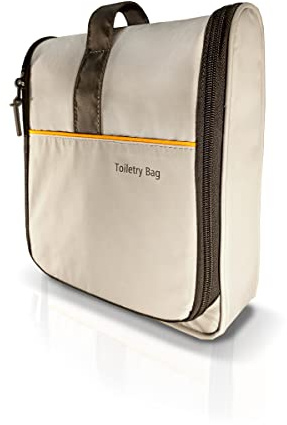 Rollink Kulturbeutel - Necessaire, Premium-Reisewaschbeutel, Unisex, Wasserdichter Hygienebeutel mit Metallhaken, viele Unterbringungsmöglichkeiten, perfekt Ergänzung für die faltbaren Koffer