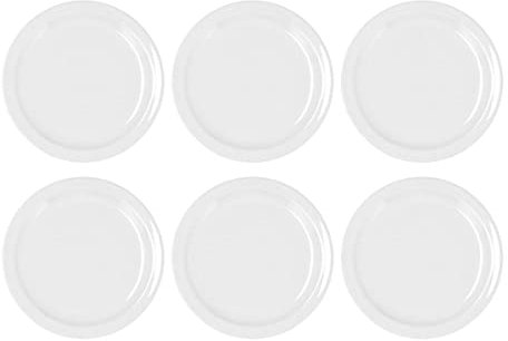 Bidasoa Glacial Ala Estrch Set 6 Platos Pan Porcelana 16cm Porcelana Apto Microondas Apto Frigorífico Apilable