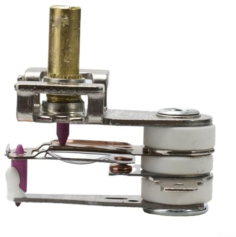 Einstellbarer Temperaturschalter, KST168 Bimetall-Thermostat, ideal für Reiskocher, elektrische Bügeleisen und Fritteusen