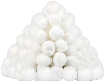 Windspeed 1400g Pool Filter Balls for Sand Filter, Replace Reusable Swimming Pool Sand Filters Media Replacement for Aquarium Tank (1.4, Kilograms)