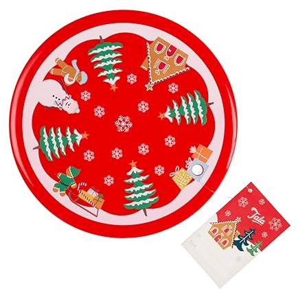 Tala Christmas Silicone Trivet with beautiful Festive Illustration,Ideal for use with oven to table meals and Provides Work Surface and table extra protection, Heat Safe Up to 230°C