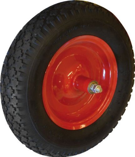 Ruota Pneumatica per Carriola Maurer Ø ruota 350 mm Asse 150 mm