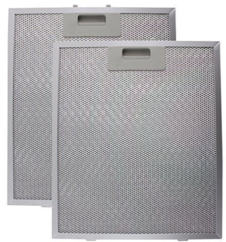 Spares2go Metal Grease Filter for Belling Cooker Hood (Silver, 320 x 260mm) (Pack of 2)