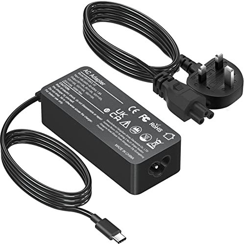 LTBSTOYE Universal 100W USB-C Power Adapter Fast Charger, Charge 100W 96W 87W 61W Device, Compatible with Mac Book Pro 16'' 15'' 13'' 2016/2017/2018/2019/2020, iPad Pro, Dell, HP and All USB-C Device