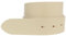 Wechselgürtel aus Vollrindleder mit Druckknöpfen 4 cm | Druckknopf-Gürtel für Damen Herren 40mm | Leder-Gürtel ohne Schnalle 4cm | Beige 95cm