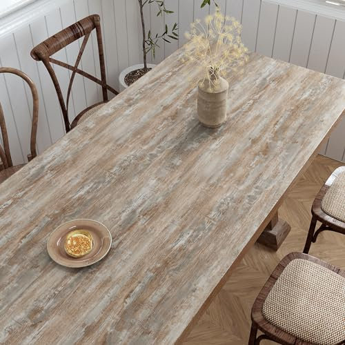 VaryPaper Carta da Parati Legno Vintage 40cmx200cm Carta Adesiva per Mobili Legno Pellicola Top Cucina Adesiva Pellicola Adesiva per Mobili Carta Parati Adesiva Muro Soggiorno Armadi Piano da Lavoro