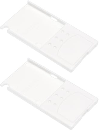 VGOL 2 Stück Weißer Kamera-Kartenadapter Memory Stick Pro Duo MS-Adapter Langer MS-Kartenkonverter Kompatibel mit Sony Alten CCD-Kameras von