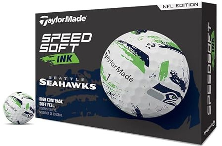 TaylorMade Golf Speed Soft Ink NFL Seattle Seahawks Dozen