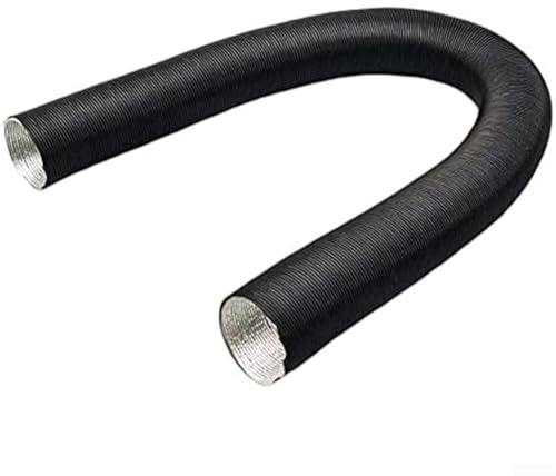 Besttoolifes Manguera de aluminio de 60 mm para calentador auxiliar, tubo de aire flexible ignífugo con diseño de ventilación expandible, choque (300 cm)