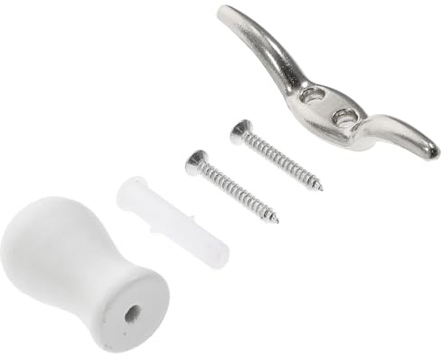 SMASOLO Gancho Metálico para Persianas y Cortinas Soporte para Cordón De Persiana Abrazadera Resistente De Metal Uso En Ventanas y Hogar Juego De