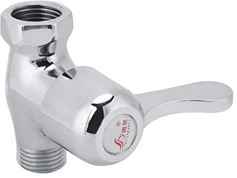 Válvula de cierre de agua recta G1/2 pulgadas |Válvula de cobre para líneas de agua fría y caliente |Accesorio de válvula de cierre con rosca hembra a macho