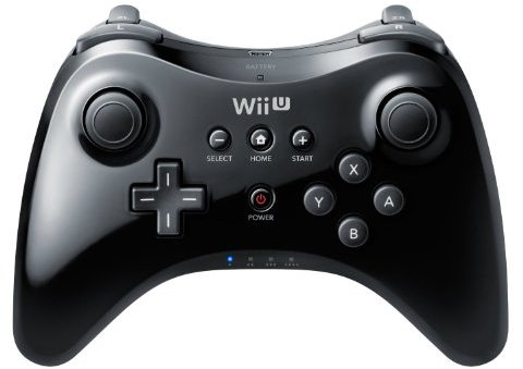 Wii U - Pro Controller, schwarz