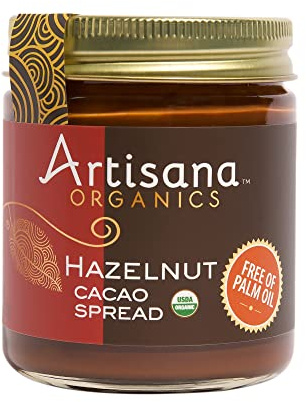 Hazelnut Cacao Spread, 8 oz (227 g) - Artisana