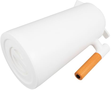 EXHUMKY Caraffa Termica Isolata Con Manico e Coperchio Bottiglia Da Caffè e Tè Con Inossidabile Perfetta Per Ufficio e Casa Mantiene Le Bevande Calde o Fredde Per Ore