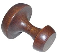 Wooden kolache dough press